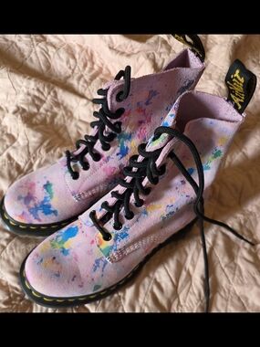 Dr. Martens 1460 Pascal Confetti Suede Boots